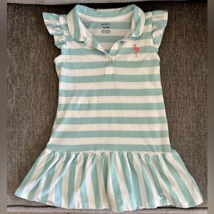 4T Sweet Stripes Drop-Waist Dress